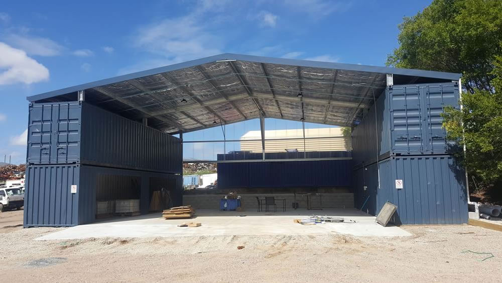 Shipping Container Roof, roofs, containers building, shed 